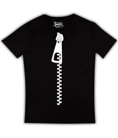 большая молния на черной